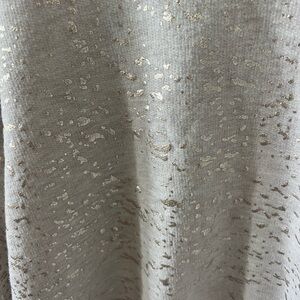 Textured Beige and Gold Pull Over